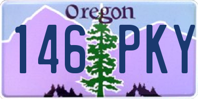 OR license plate 146PKY