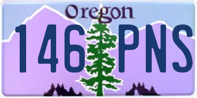 OR license plate 146PNS