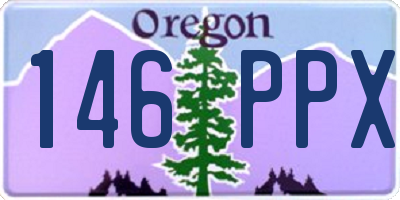 OR license plate 146PPX