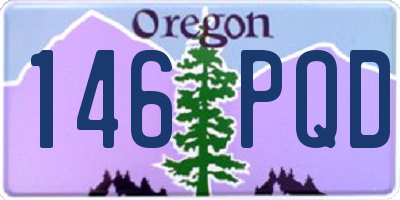 OR license plate 146PQD