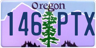 OR license plate 146PTX