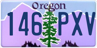 OR license plate 146PXV