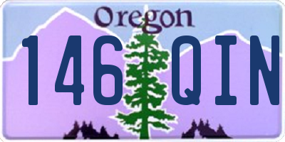 OR license plate 146QIN