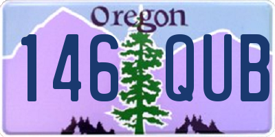OR license plate 146QUB