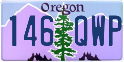 OR license plate 146QWP