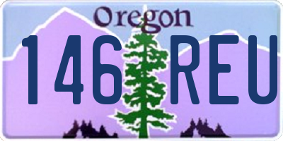 OR license plate 146REU