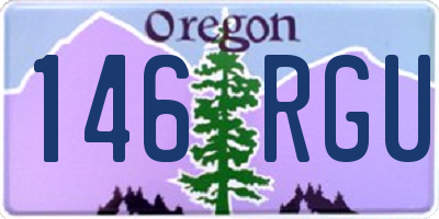 OR license plate 146RGU