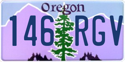 OR license plate 146RGV