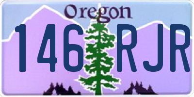 OR license plate 146RJR