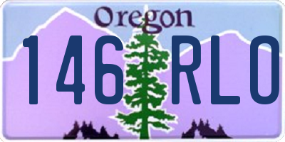 OR license plate 146RLO