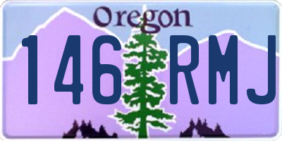 OR license plate 146RMJ