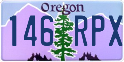 OR license plate 146RPX