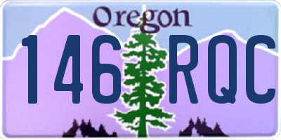 OR license plate 146RQC