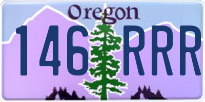 OR license plate 146RRR
