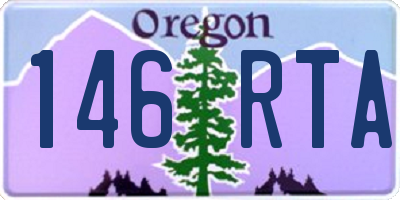 OR license plate 146RTA