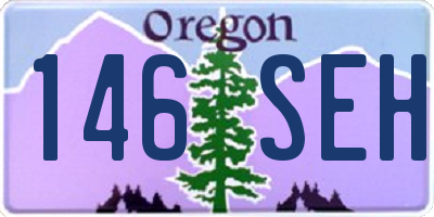 OR license plate 146SEH