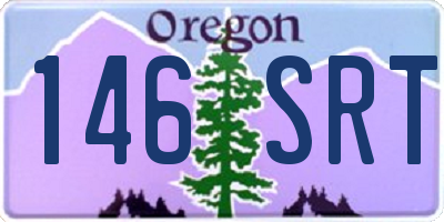 OR license plate 146SRT