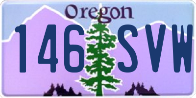 OR license plate 146SVW