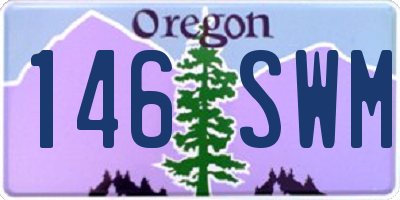 OR license plate 146SWM