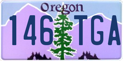 OR license plate 146TGA