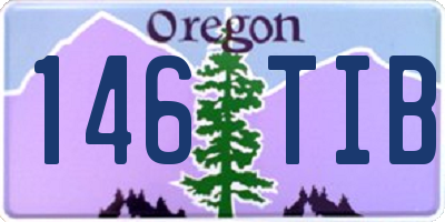 OR license plate 146TIB