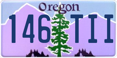 OR license plate 146TII