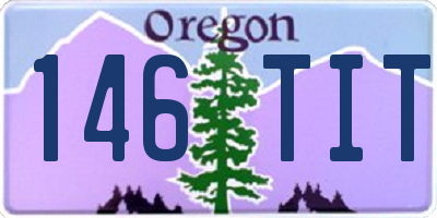 OR license plate 146TIT