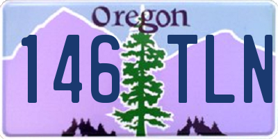 OR license plate 146TLN