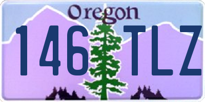 OR license plate 146TLZ