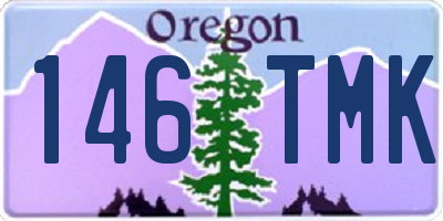 OR license plate 146TMK