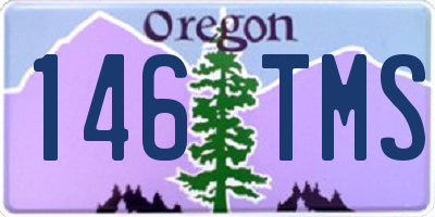 OR license plate 146TMS