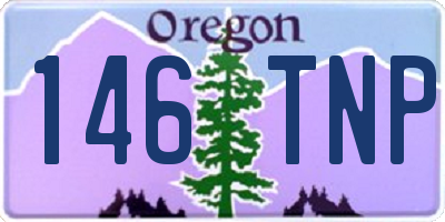 OR license plate 146TNP