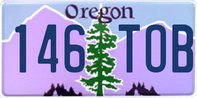 OR license plate 146TOB