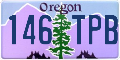 OR license plate 146TPB