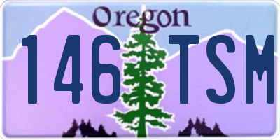 OR license plate 146TSM