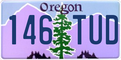OR license plate 146TUD