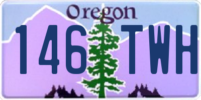 OR license plate 146TWH