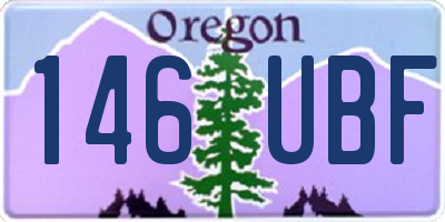 OR license plate 146UBF