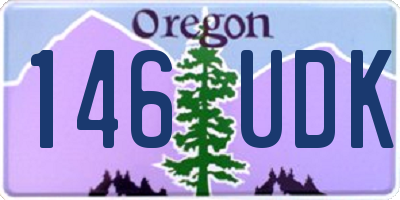 OR license plate 146UDK