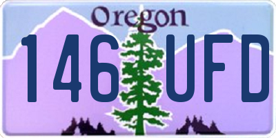 OR license plate 146UFD
