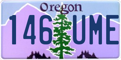 OR license plate 146UME