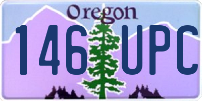 OR license plate 146UPC