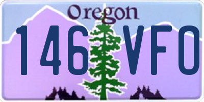 OR license plate 146VFO