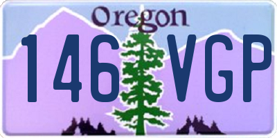 OR license plate 146VGP