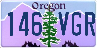 OR license plate 146VGR