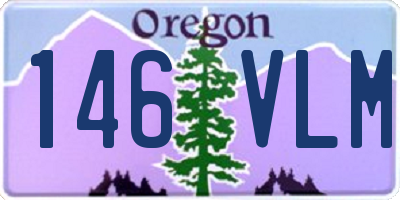 OR license plate 146VLM