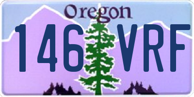 OR license plate 146VRF