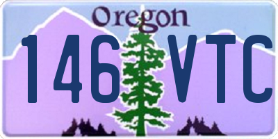 OR license plate 146VTC