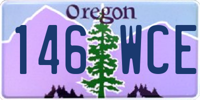 OR license plate 146WCE