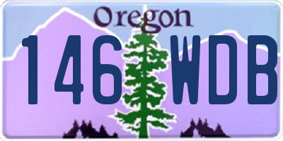 OR license plate 146WDB